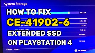 How To Fix PS4 Error CE419026 Extended SSD Error [upl. by Reiter405]