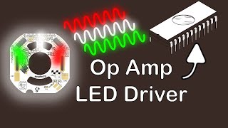 Op Amp Sine LED Driver  LM324 Applications [upl. by Pik]