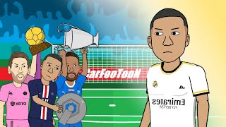 Mbappe signs for real madrid official animation mbappe [upl. by Shoshana]