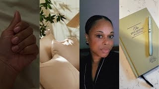 VLOG TAKING A BREAK  BEDDING REFRESH  NEW WELLNESS JOURNAL [upl. by Yreffej28]