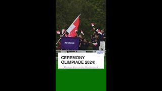 Semangat Indonesia di Opening Ceremony Olimpiade Paris 2024 [upl. by Bashemeth775]