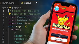 How I made a Pokedex for Real Life with AI  GPT4o [upl. by Fawcette]