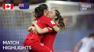 Canada v New Zealand  FIFA Women’s World Cup France 2019  Match Highlights [upl. by Gabriellia]