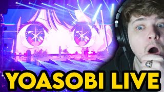 WHO IS YOASOBI New Fan Reacts to yoasobi live idol  Jakarta 2024 [upl. by Ahgiela]