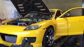 607whp rx8 13brew built and tuned by garage life [upl. by Bautram]