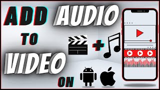 How To Add Audio To Video On Android amp IPhone [upl. by Oiretule]