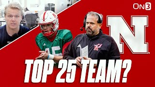 Addressing Pushback On Ranking Nebraska Cornhuskers Matt Rhule In Top 25 Post Spring Rankings [upl. by Tinya463]