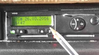 Vlog 52  How to use a digital tachograph amp add manual entries [upl. by Otsenre]