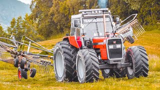 Silage in Norway  3x Massey Ferguson  399 Turbo  Krone [upl. by Azral]