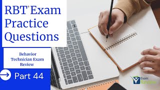 RBT Practice Questions  Registered Behavior Technician RBT Exam Review  Part 44 [upl. by Ynamad]