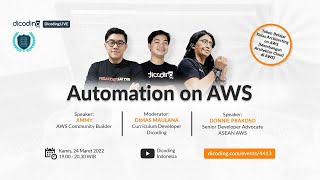 AWS X Dicoding LIVE Automation on AWS [upl. by Stambaugh]