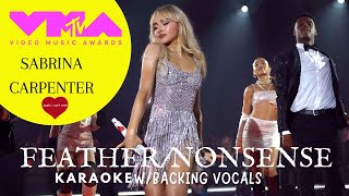 Sabrina Carpenter  FeatherNonsense Live Karaoke StudioFrom VMAS 2023 [upl. by Mharg]