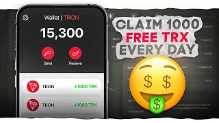 How To Get Free 1000 TRX Daily with Instant Withdrawal [upl. by Basilius894]