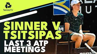 Stefanos Tsitsipas vs Jannik Sinner Last 3 ATP Matches [upl. by Dinerman852]