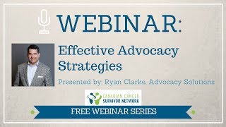 WEBINAR Effective Advocacy Strategies [upl. by Llerrehs549]