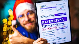 Próbna MATURA 2022 grudzień MATEMATYKA  „Takie ROZWIĄZANIA że Mikołaj byłby dumny🎁” [upl. by Marteena368]