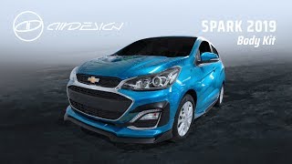 BODY KIT Spark 2019  CHEVROLET  English [upl. by Willyt]