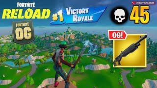 Fortnite Reload  High Kill Solo vs Squads OG Gameplay Keyboard amp Mouse [upl. by Dietrich968]