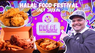 Halal Food Festival  Fried chicken tenders  Street Food [upl. by Orelia]