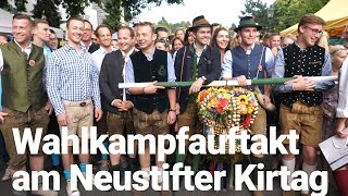 Wahlkampfauftakt am Neustifter Kirtag [upl. by Alliw12]