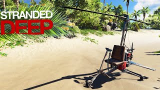 STRANDED DEEP 24  CONSTRUI O TÃO SONHADO HELICÓPTERO [upl. by O'Hara109]