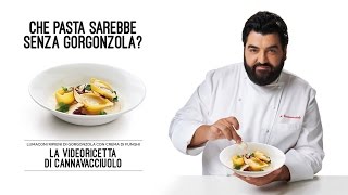 Lumaconi ripieni di gorgonzola con crema di funghi porcini  Le Ricette di A Cannavacciuolo [upl. by Nosniv]