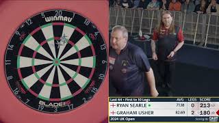 Ryan Searle vs Graham Usher  UK Open 2024  PDC Darts Full Match Replay [upl. by Finzer]