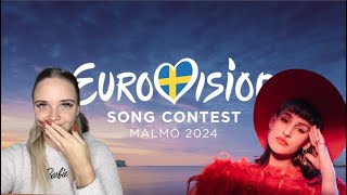 REACTION CZECHIA AIKO “Pedestal” REVAMP Eurovision 2024 🇨🇿 [upl. by Atronna]