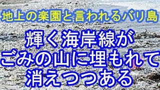 バリ島で「ごみ緊急事態」 観光客に人気のビーチも [upl. by Athey]