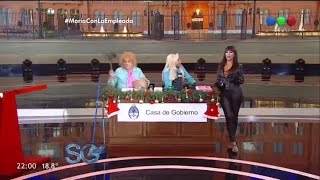 Moria Casán desafió a la empleada pública  Susana Giménez [upl. by Ninnetta]