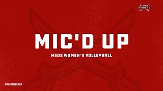 Micd Up  MSOE Womens Volleyball August 2024 [upl. by Thorncombe147]