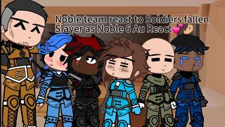 Noble team React to Soliders fallenSlayer as Noble six Au ReactHalo Reach4th Aucreds in desc [upl. by Averil546]