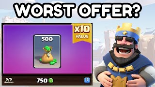 Whats the WORST offer in Clash Royale HISTORY PART 2 [upl. by Deron]