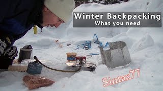 Gear for Winter Backpacking  Tips Tricks amp Budget Options [upl. by Champagne78]