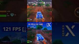 Fortnite Chapter 5 Season 3  Xbox Series X vs PS5 at 120FPS Comparison ps5 xboxseriesx [upl. by Evvy454]