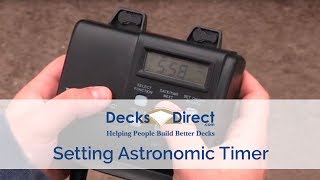 Setting Astronomic Timer [upl. by Jonette579]