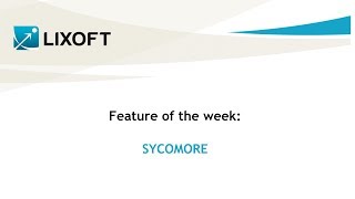 Feature of the week 69 Sycomore [upl. by Beberg]