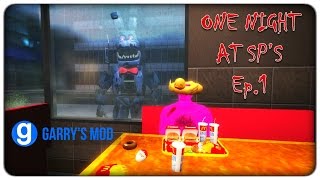 STALKERATI DAGLI ANIMATRONICS DI FNAF  One Night at Sps ep 01  GMod ITA [upl. by Kilar]