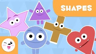 Geometric Shapes for kids  Preschool Vocabulary [upl. by Ornstead]