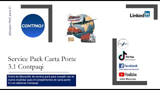 Service Pack Carta Porte 31 Contpaqi [upl. by Felisha]