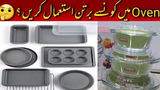 Utensils used in microwave oven  Microwave main konsy brtn istmal krain  Complete guide [upl. by Onifur]