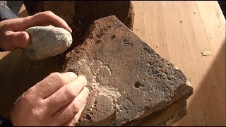 How to make a petroglyph [upl. by Dorinda943]