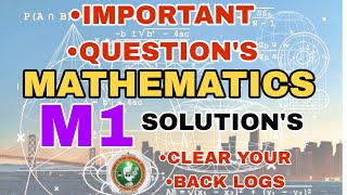 VTU M1 SOLVED PEPAR 21MAT11 calculus differential equtions vtu m1 21mat11 [upl. by Vaasta]