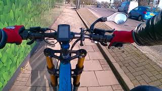 Lankeleisi xt750plus Ebike Top speed test💨💨after 🔒gate 27mph [upl. by Aynos]