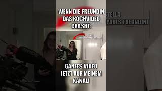 WENN die FREUNDIN das KOCHVIDEO CRASHT shorts [upl. by Otiragram]