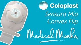 Product Demo Sensura Mio Convex Flip by Coloplast Ostomy Pouch  Medical Monks Education [upl. by Dranoc]