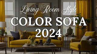 TOP 10 Best Color Sofa Trends for 2024  Elevate Your Living Room Style [upl. by Chouest]