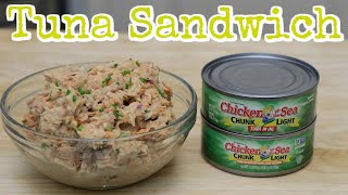 HOW TO MAKE TUNA SANDWICH  EASY CANNED TUNA SANDWICH  HEALTHY TUNA RECIPE [upl. by Hillinck]