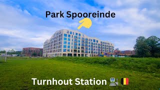 Walk Tours Turnhout Station nearby Park Spooreinde [upl. by Orsay137]