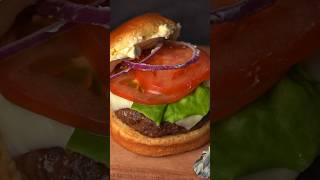 The Best Air Fryer Burger with Garlic Butter [upl. by Grimonia]